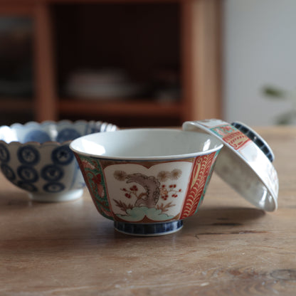 慶びを包む淡色蓋付き茶碗　 - Kotto Shop