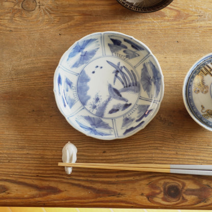 柔らかな古伊万里芙蓉手中皿 - Kotto Shop