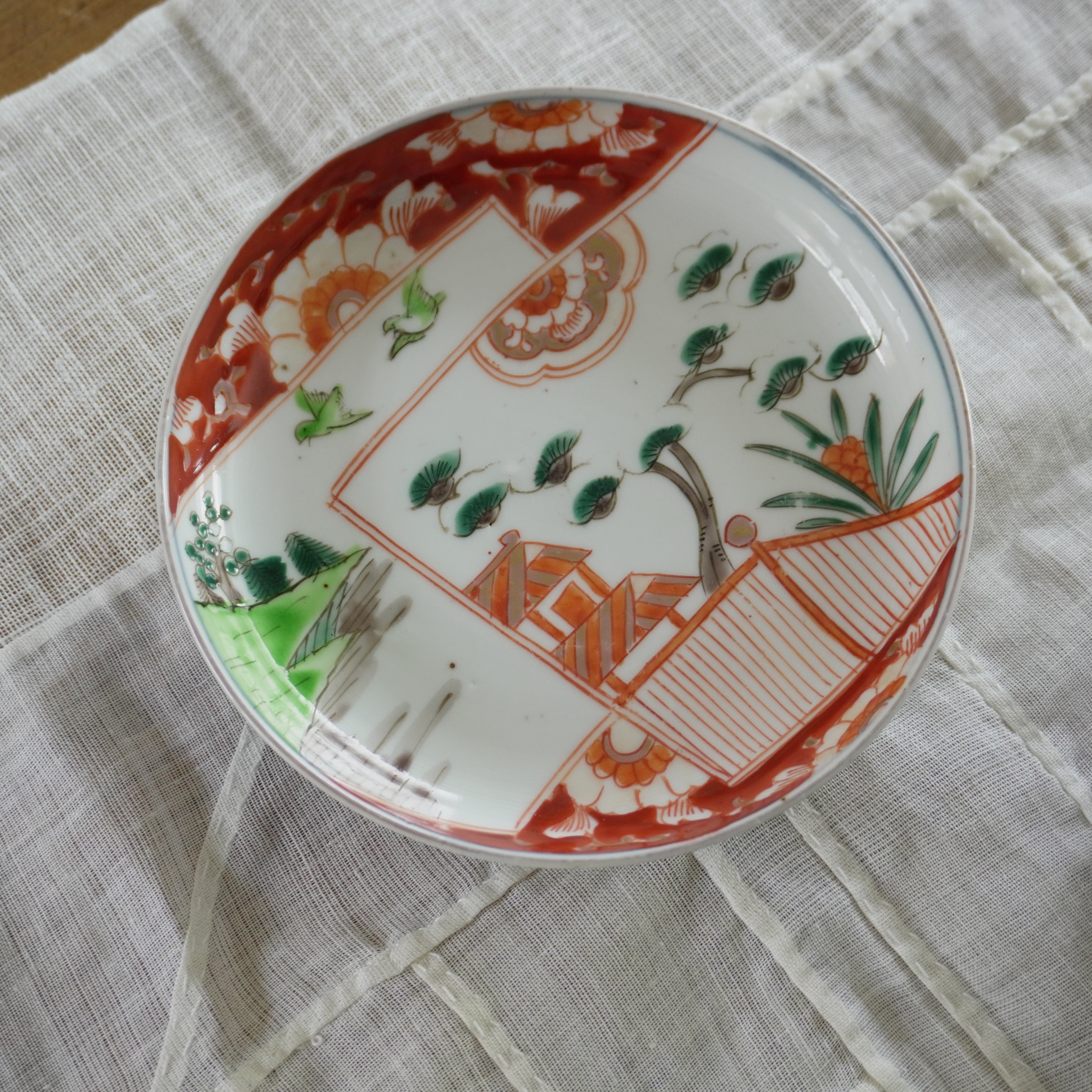 お値下げしました、4枚組　色絵　菖蒲紋　小皿 お値下げしました、4枚組 色絵 菖蒲紋 小皿 - メルカリ