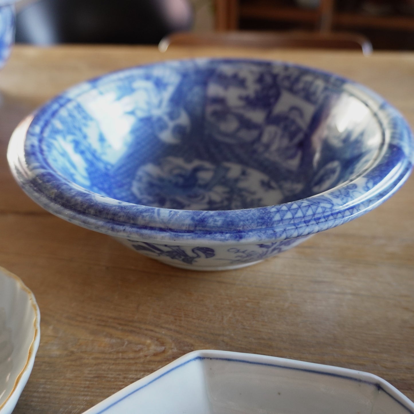 様々な用途に使える印判風景図大鉢 - Kotto Shop