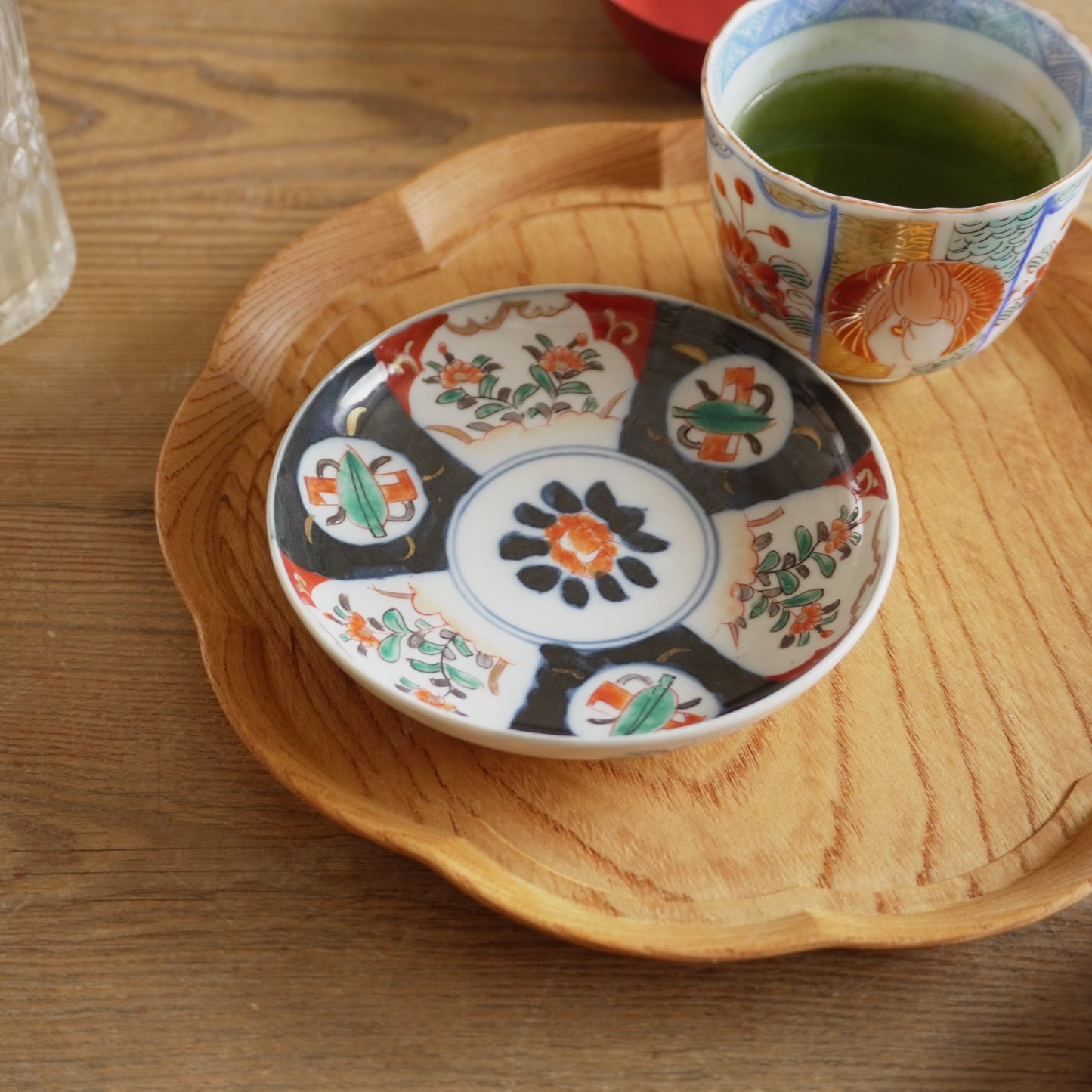 可愛らしい明治伊万里赤絵小皿 - Kotto Shop