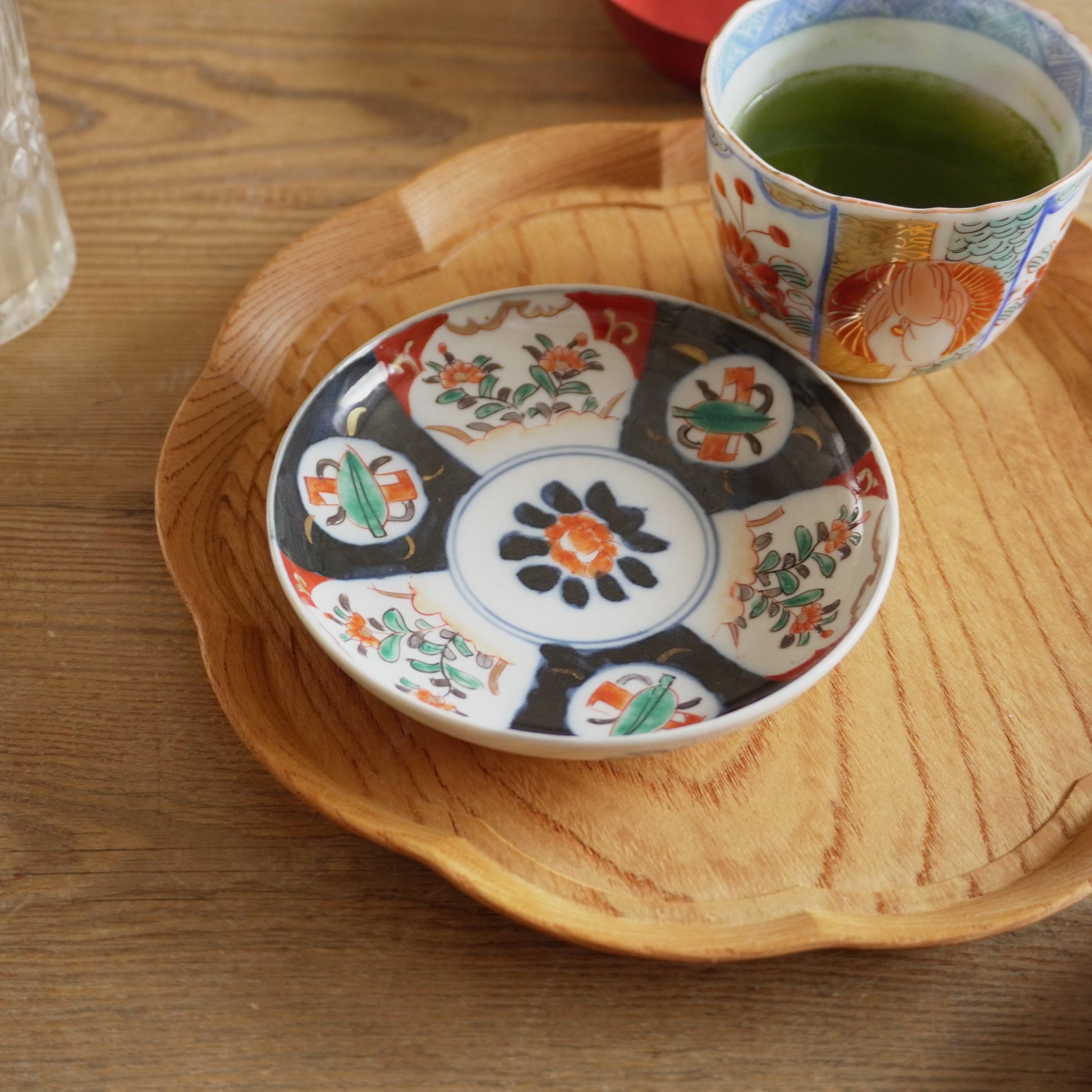 可愛らしい明治伊万里赤絵小皿 - Kotto Shop