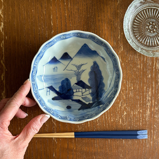ちょうどいい山水画染付なます - Kotto Shop