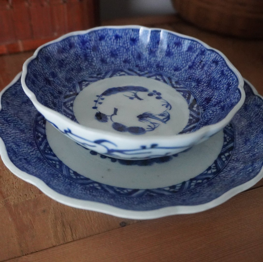 【限定セット】微塵唐草の江戸古伊万里セット - Kotto Shop