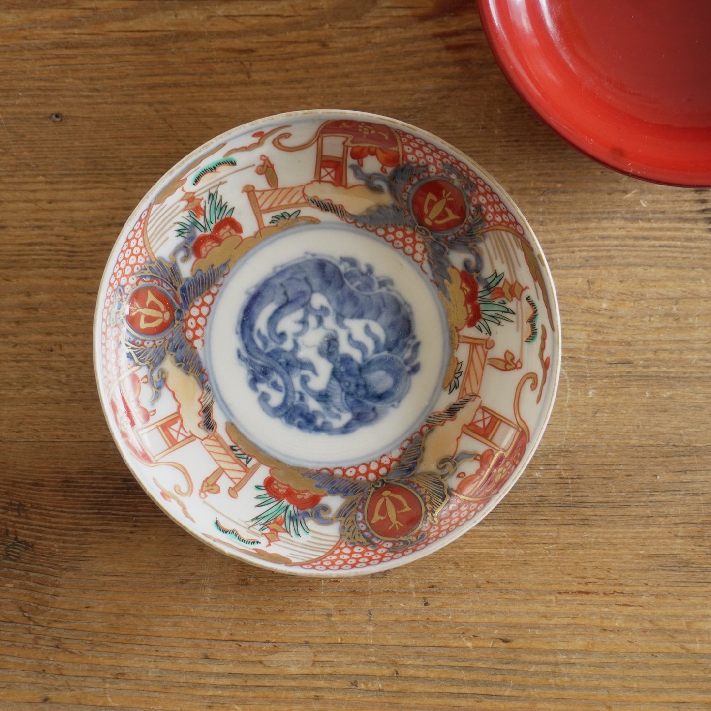 美しい手仕事の古伊万里小皿 - Kotto Shop