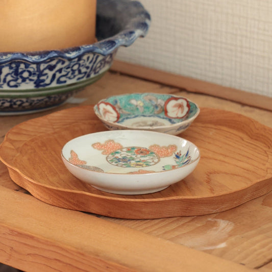 淡色ピンクのときめき丸紋小皿 - Kotto Shop