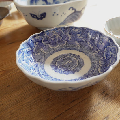 優しい華やかな線描きなます皿 - Kotto Shop