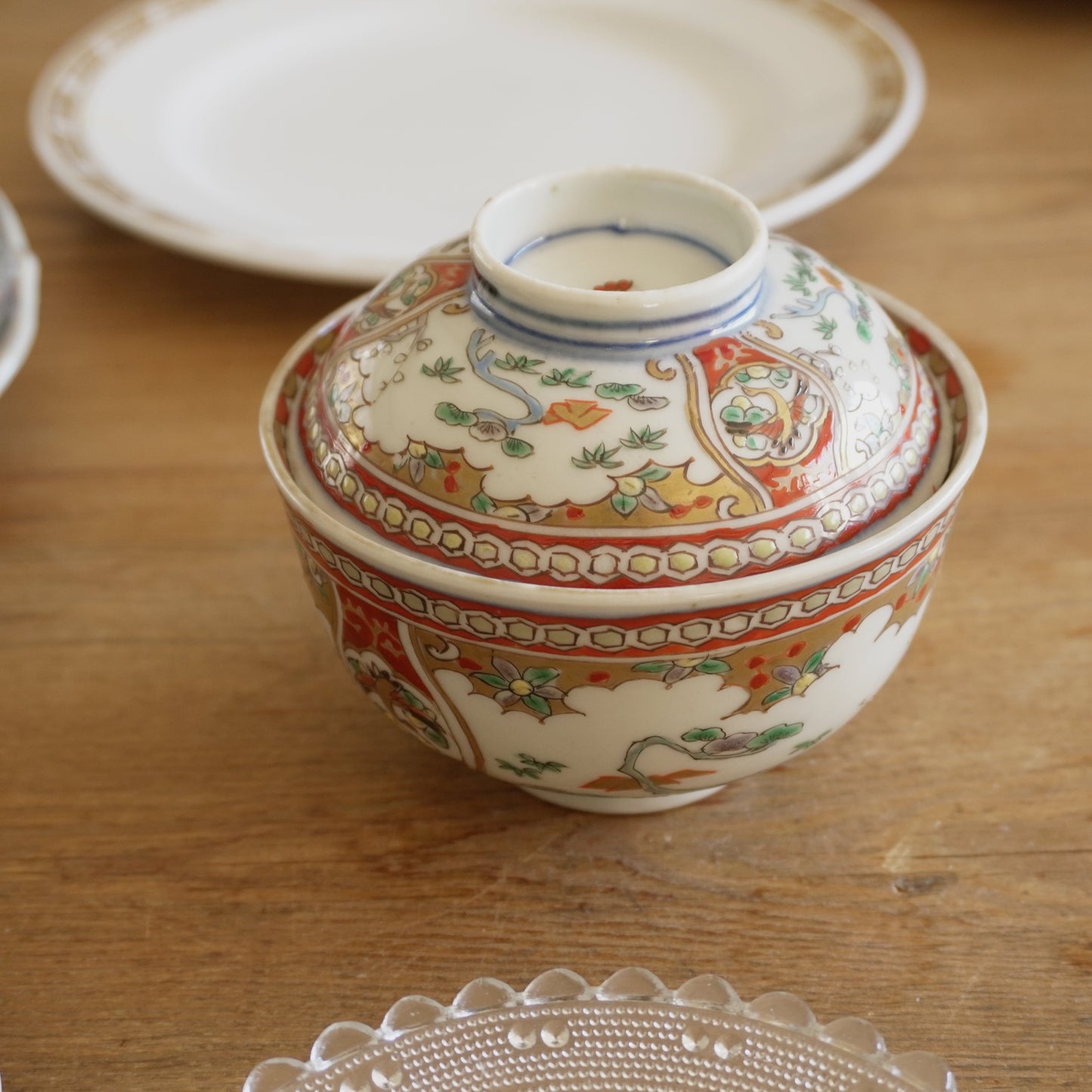 余白の可愛らしいオリエンタルお茶碗 - Kotto Shop