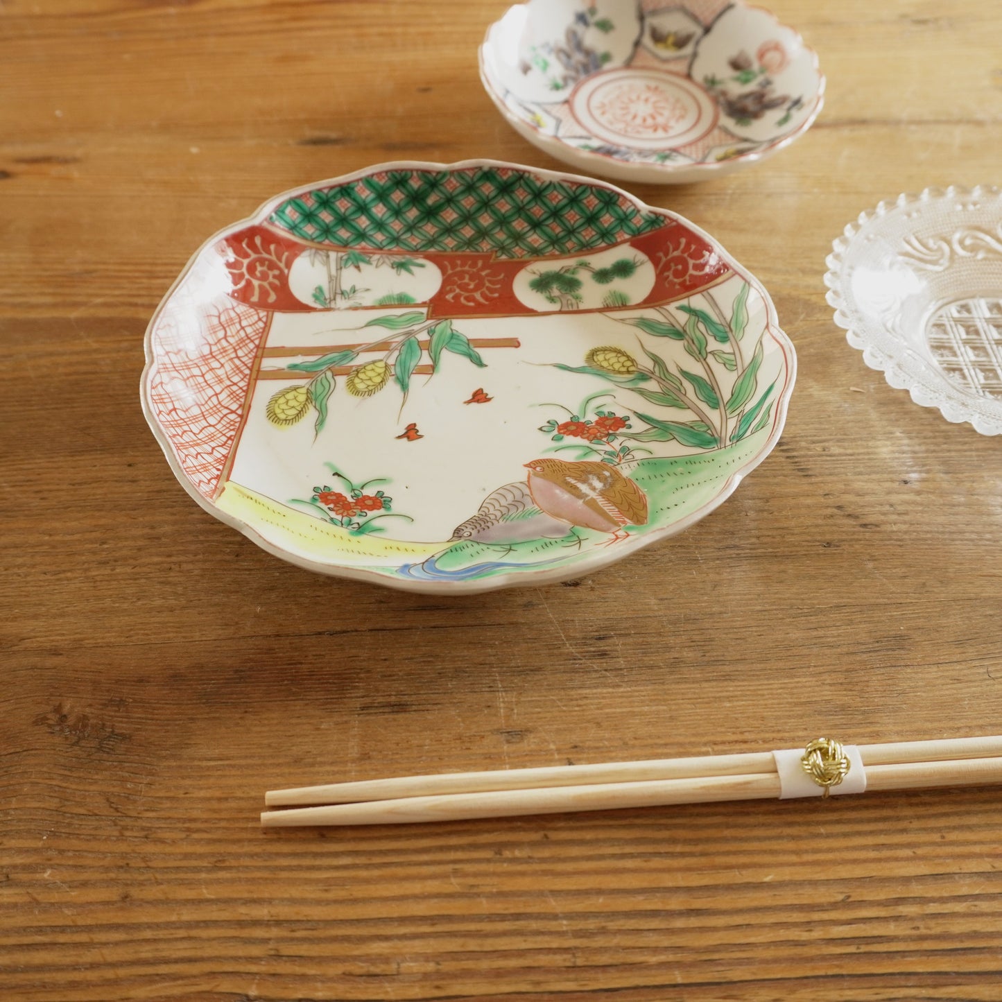 うつろう風景図を描く中皿 - Kotto Shop