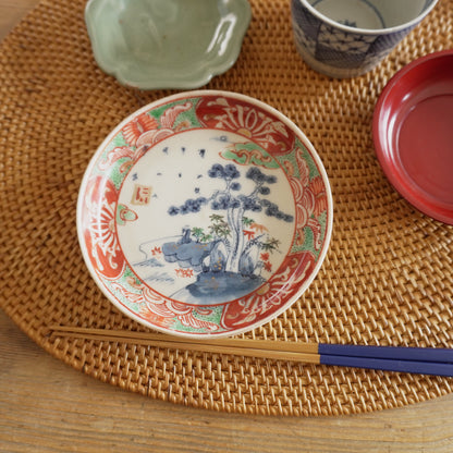 染付と色絵の美しい小皿 - Kotto Shop