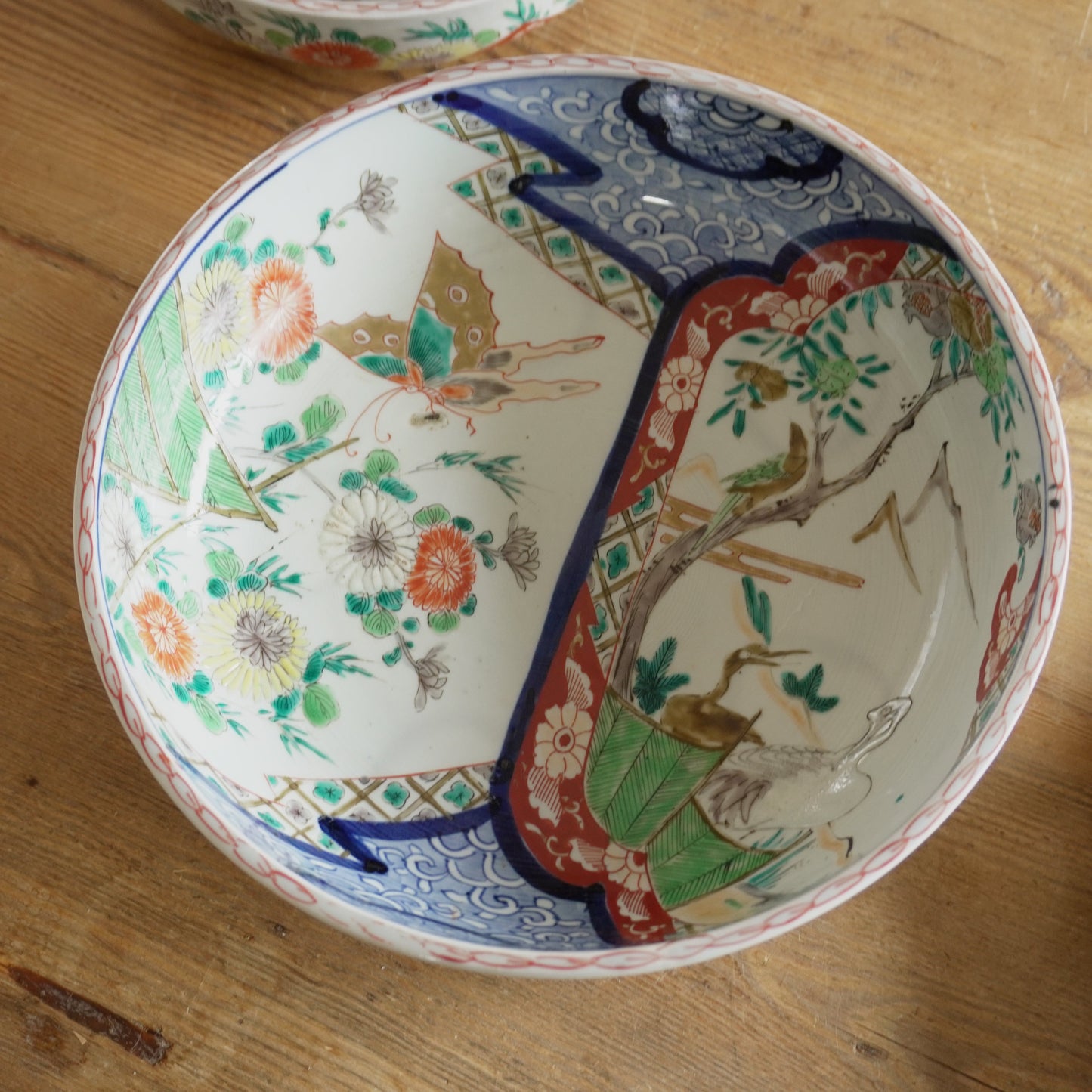 美しい表情の色絵鉢 - Kotto Shop