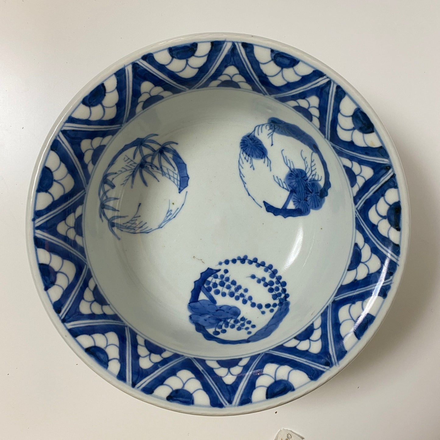 染付松竹梅八寸 - Kotto Shop