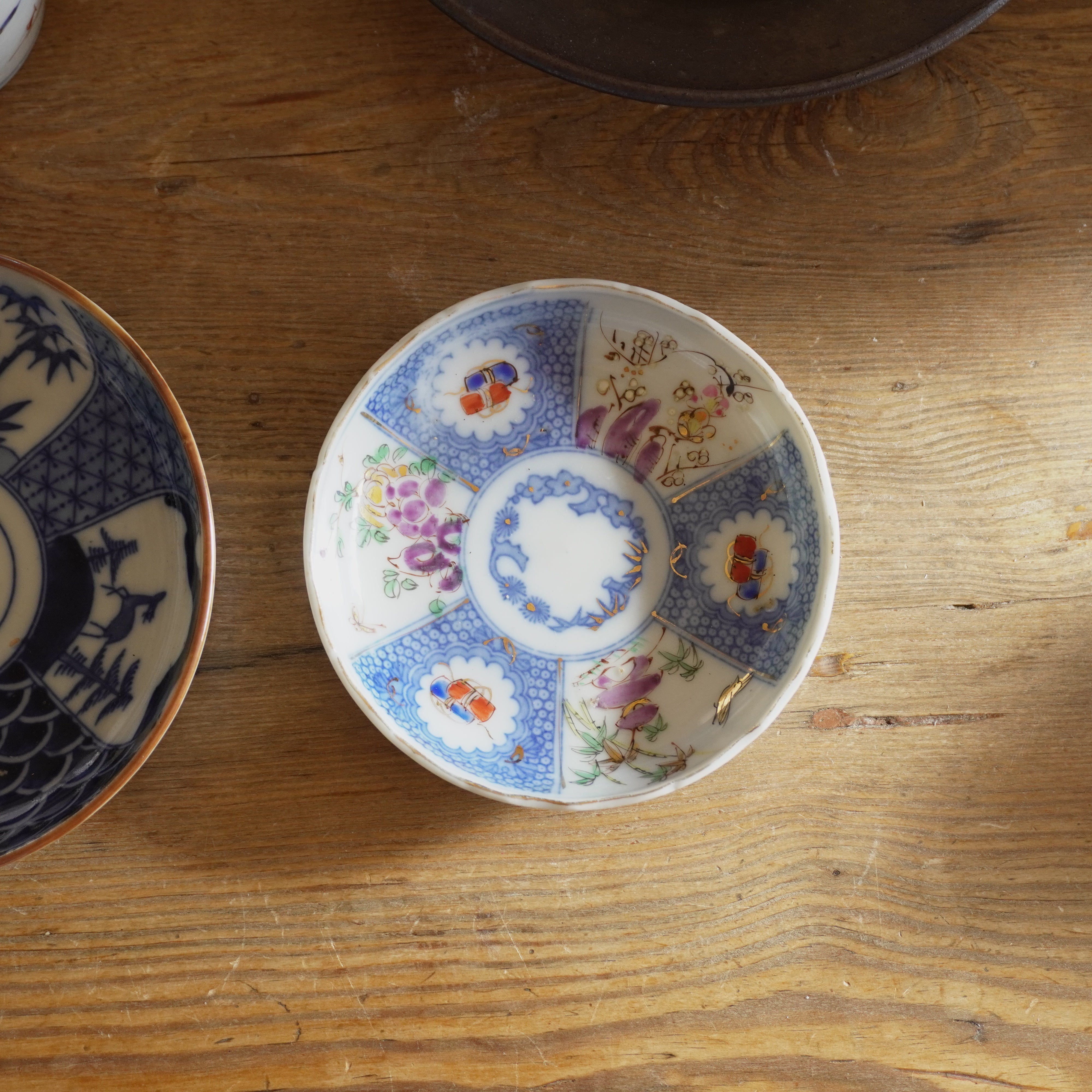 小皿 豆皿 なずな 古伊万里 14客 小皿 豆皿 なずな 古伊万里 14客