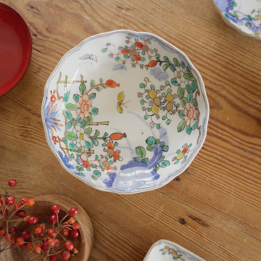 【なます皿】花に蝶が舞う余白の美しい器 - Kotto Shop