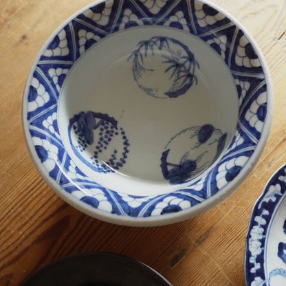 染付松竹梅八寸 - Kotto Shop