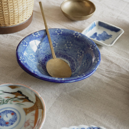 藍の花景色広がる小丼鉢 - Kotto Shop