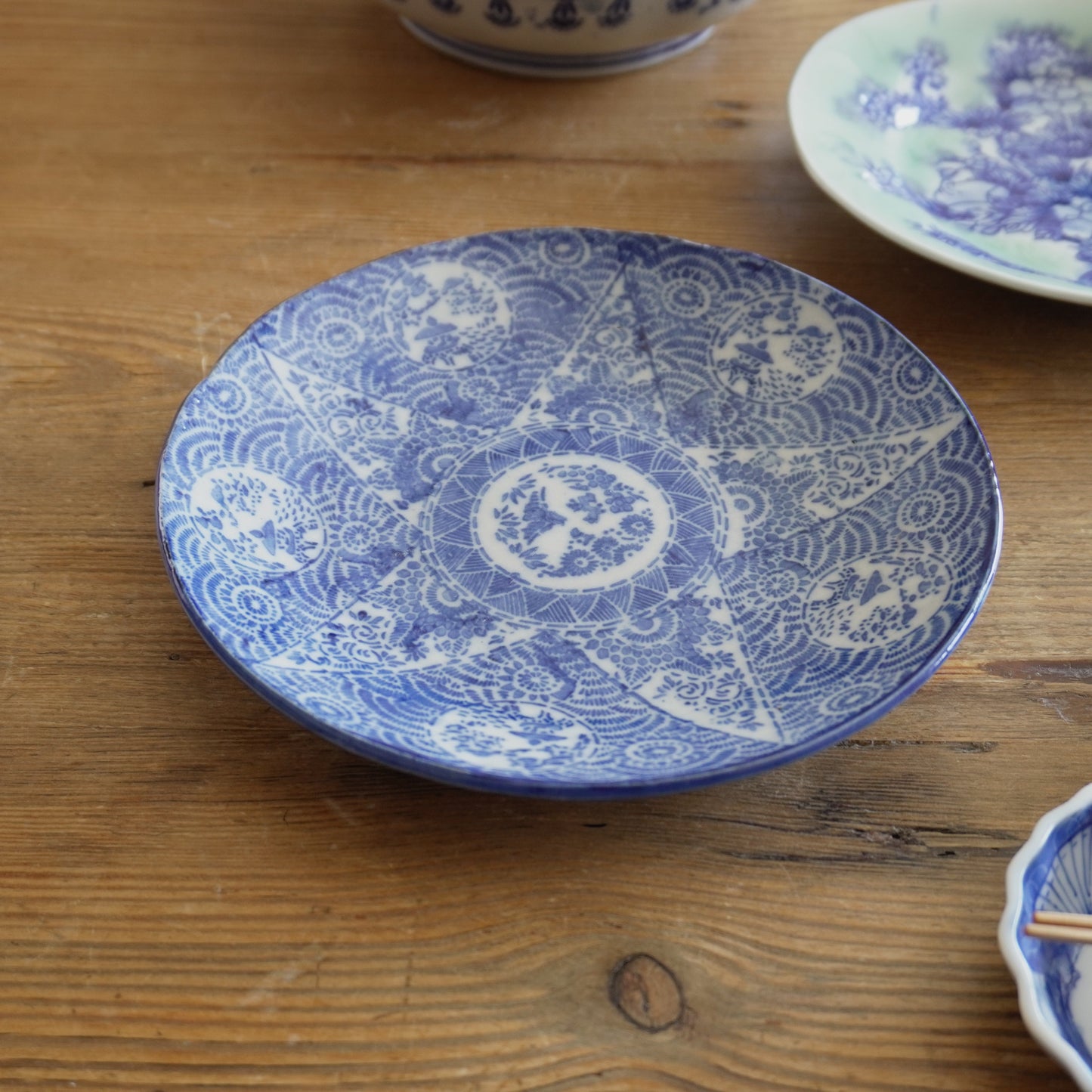 星を象る印判の中皿 - Kotto Shop