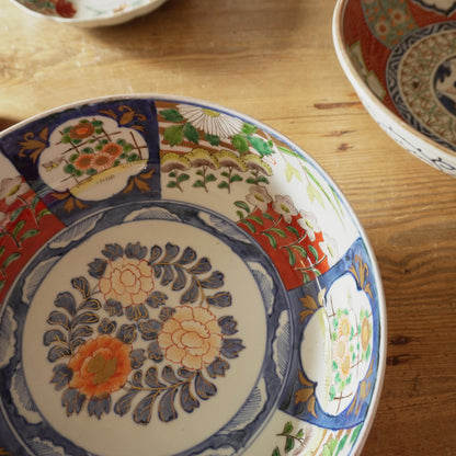 食卓に花を添える色絵大鉢 - Kotto Shop