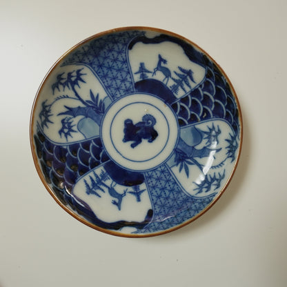 毎日使いの印判獅子中皿 - Kotto Shop