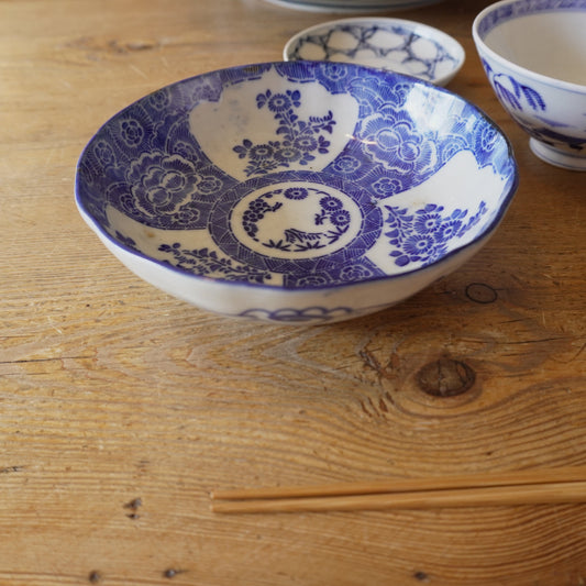 花咲く印判なます皿 - Kotto Shop