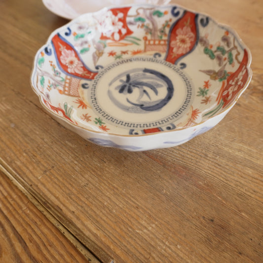 淡い色味の鳳凰図古伊万里なます皿 - Kotto Shop
