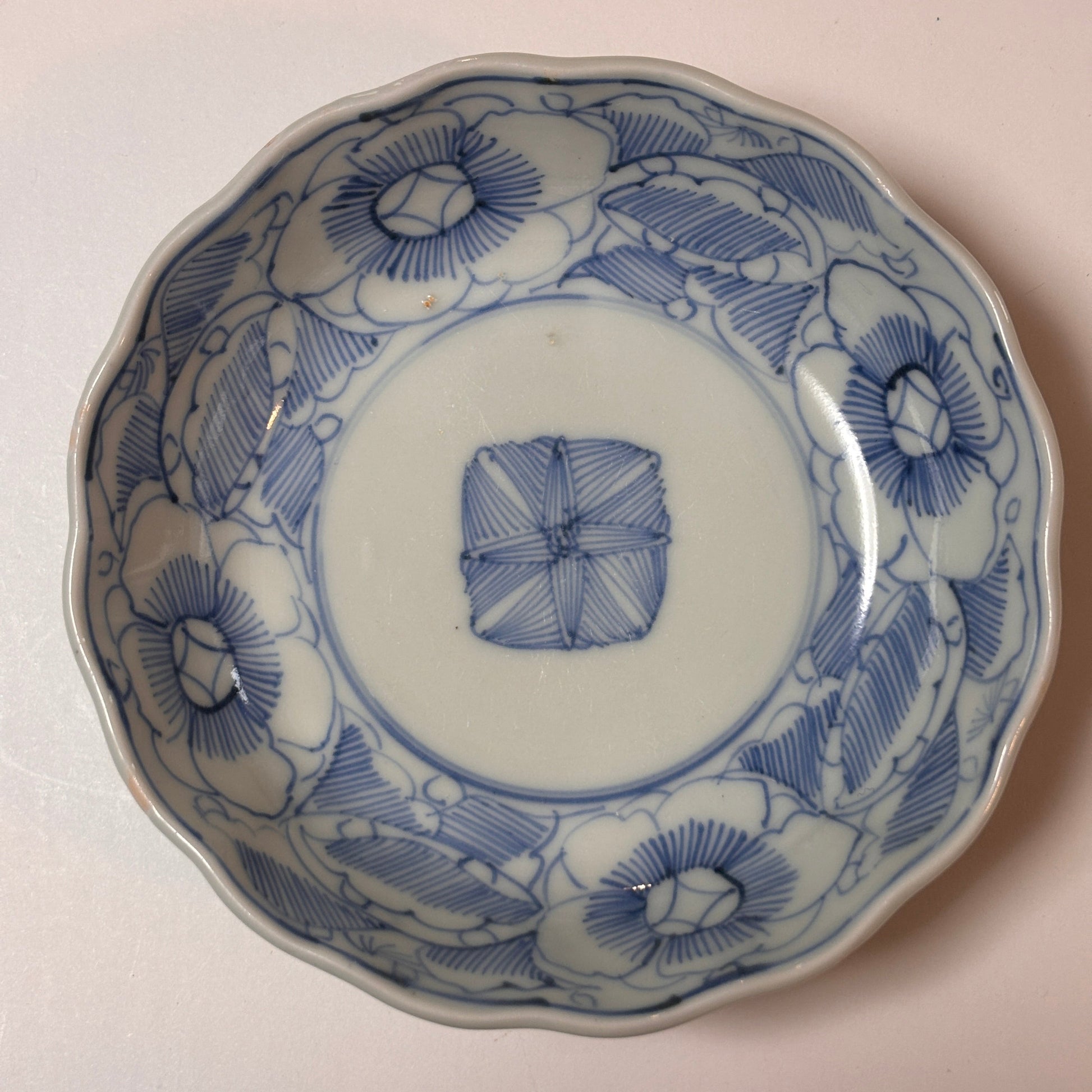 藍の花咲くなます皿 - Kotto Shop