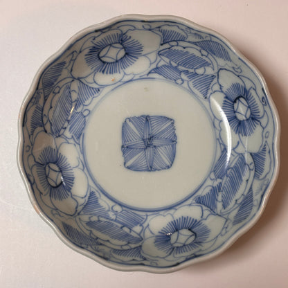 藍の花咲くなます皿 - Kotto Shop