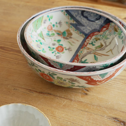 美しい表情の色絵鉢 - Kotto Shop