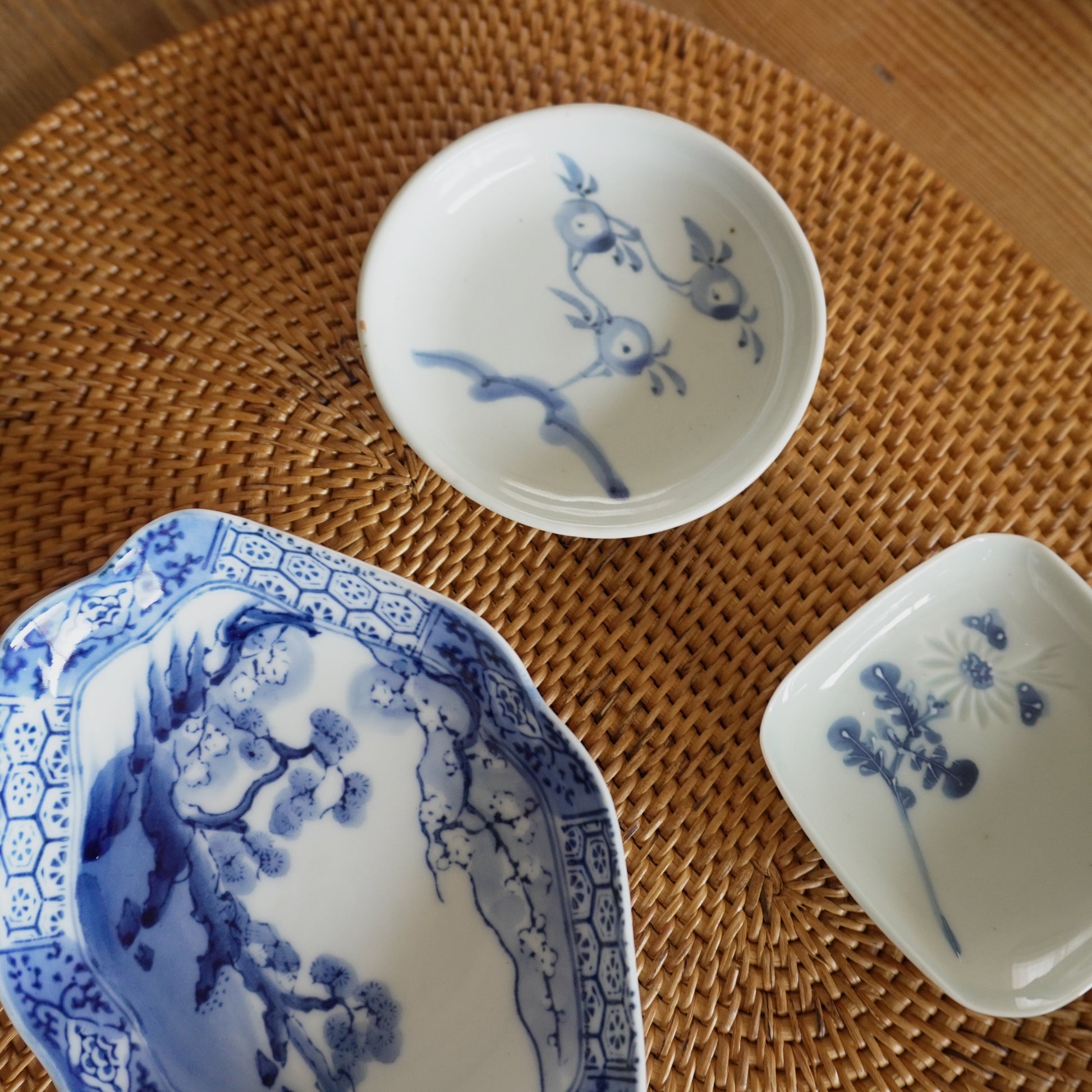 染付古伊万里橘図小皿 - Kotto Shop