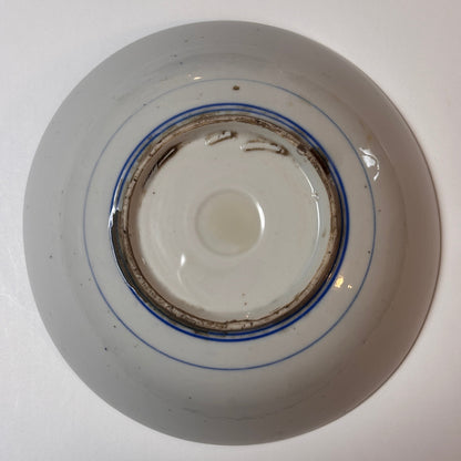 ブルーとグリーンの扇文丼鉢 - Kotto Shop