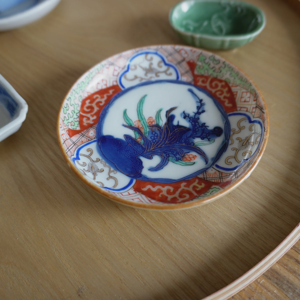 一つあると華やかな色絵小皿 - Kotto Shop