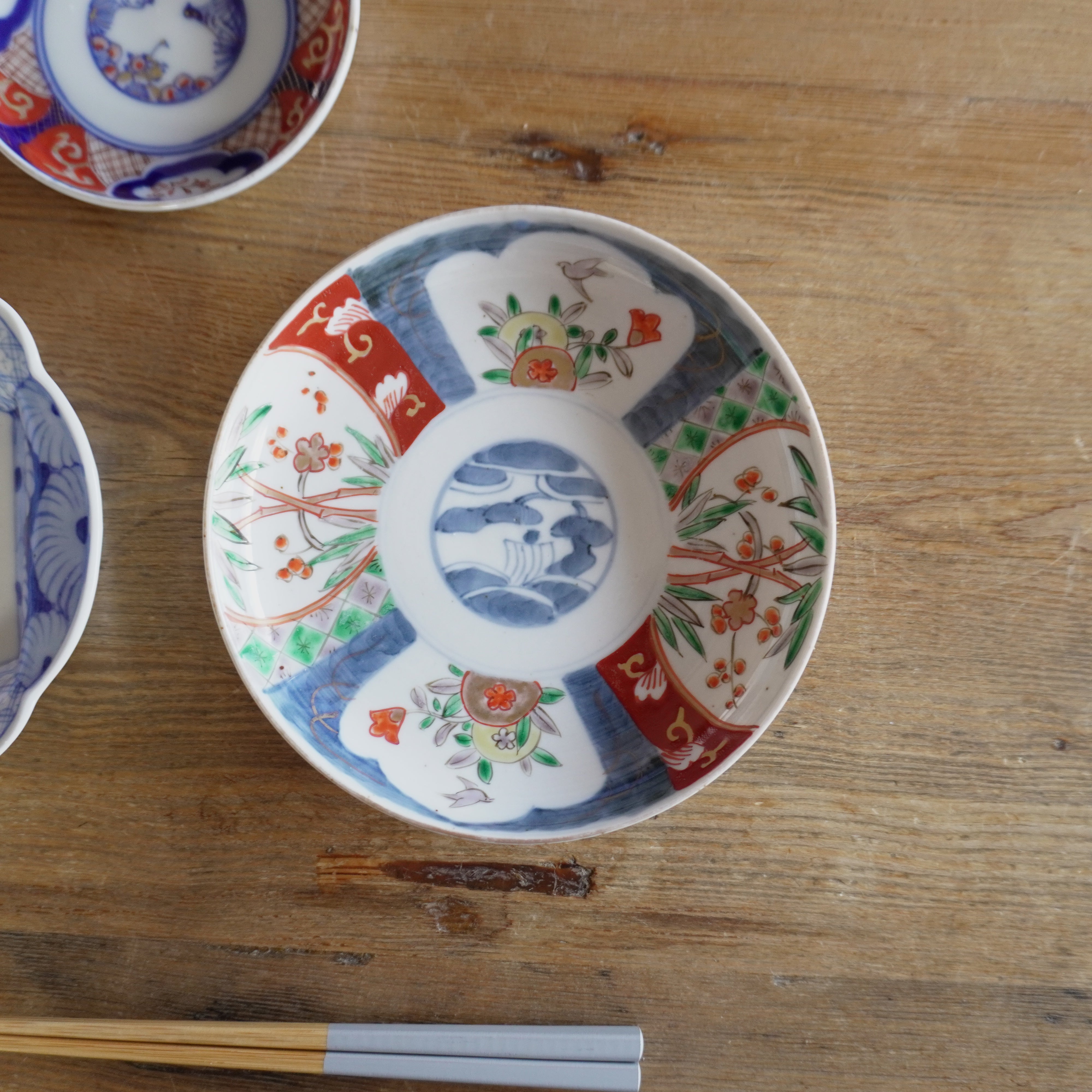 江戸中期　古伊万里　元禄染付大皿　直径31.5㎝　東Y7-0807⭐︎2Fタカチ 江戸中期 古伊万里 元禄染付大皿 直径31.5㎝ 東Y7-0807⭐︎2F