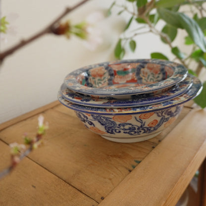 カジュアルに華やぐ牡丹に鳥図の鉢 - Kotto Shop