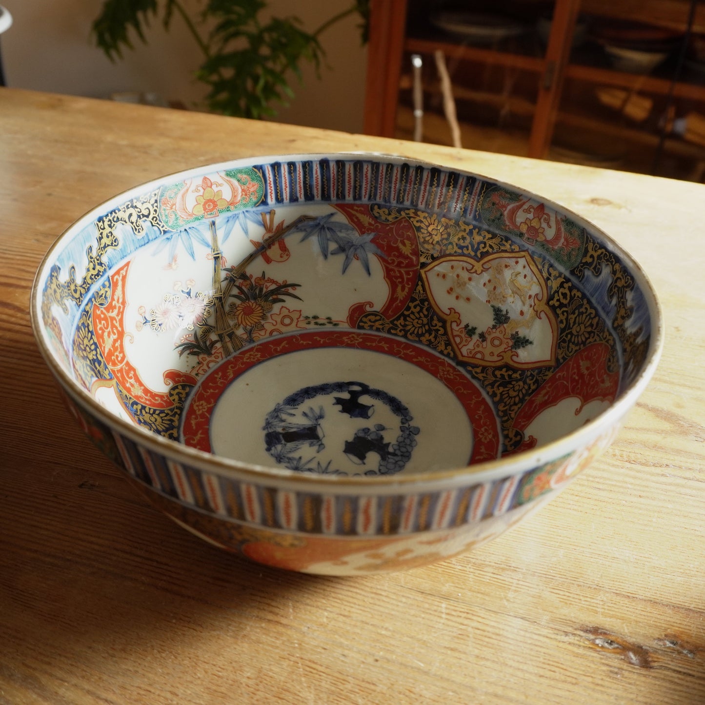 松竹梅の金彩色絵鉢 - Kotto Shop