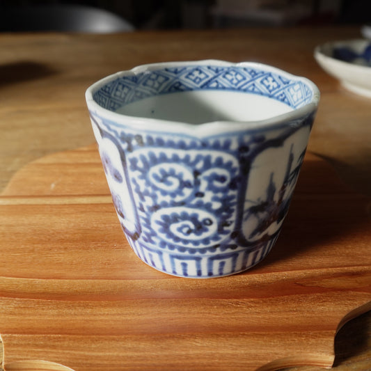 蛸唐草の巡るそば猪口 - Kotto Shop