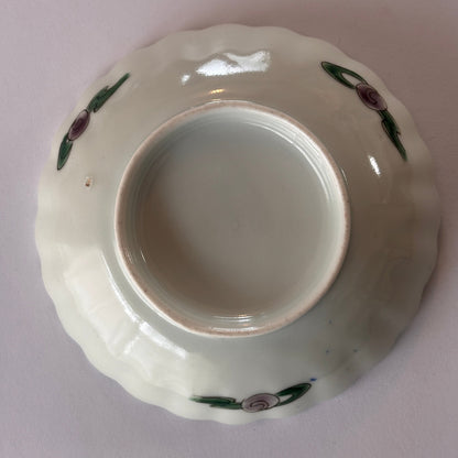 やわらかな白に舞う、赤絵の鳳凰小皿 - Kotto Shop