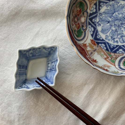 小さく食卓を彩る菱形豆皿 - Kotto Shop