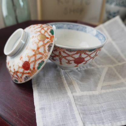 瓔珞門蓋付茶碗 - Kotto Shop