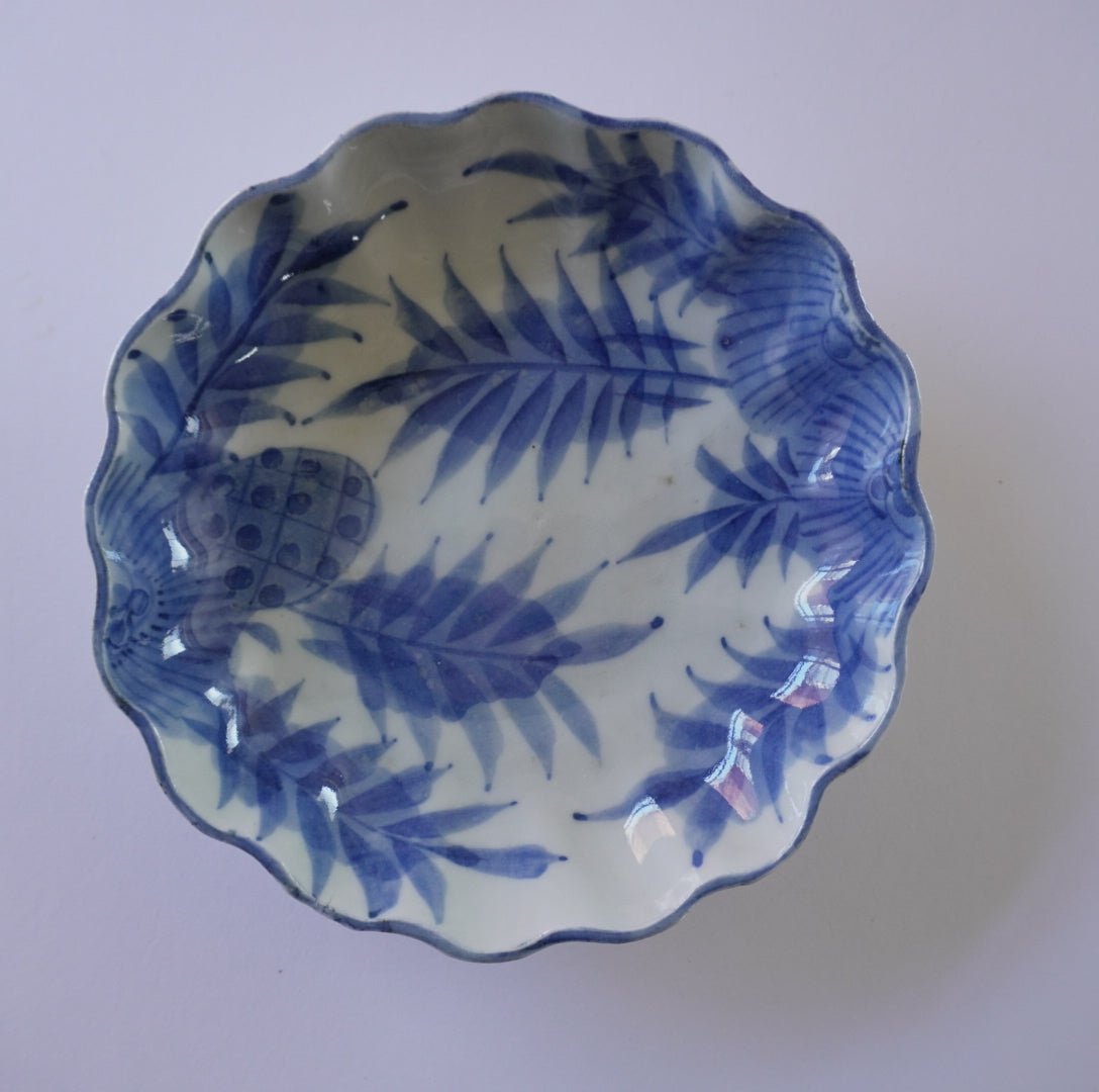 古伊万里パイナップル図なます皿 - Kotto Shop