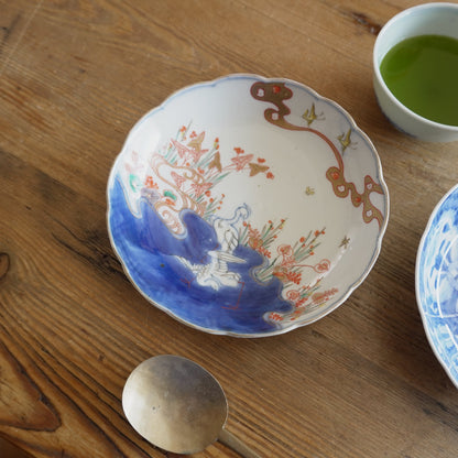 取り皿にもちょうどいい明治伊万里中皿 - Kotto Shop