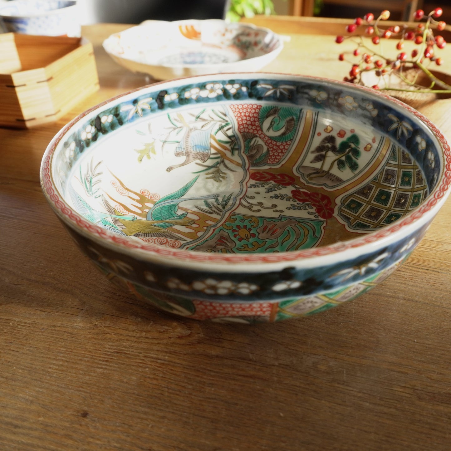 鳳凰と吉祥文の華やぎ鉢 - Kotto Shop