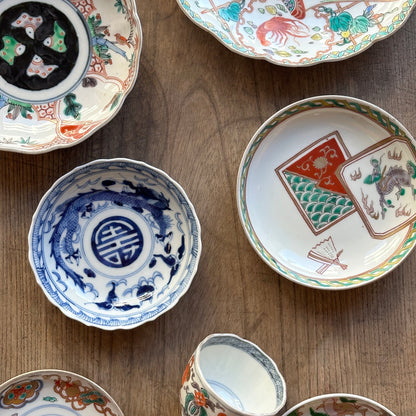 グリーンな龍柄明治伊万里 - Kotto Shop