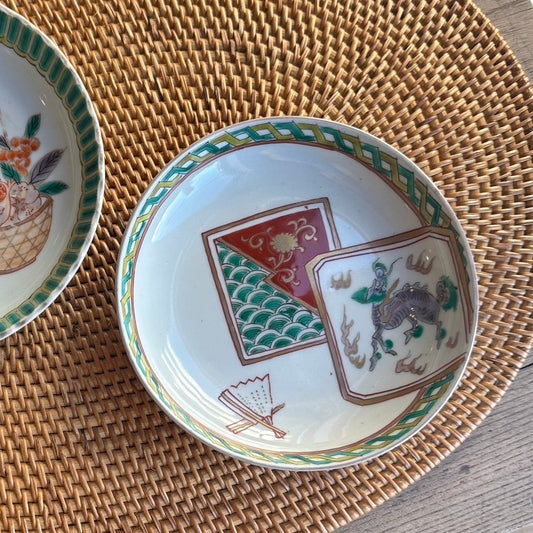 グリーンな龍柄明治伊万里 - Kotto Shop